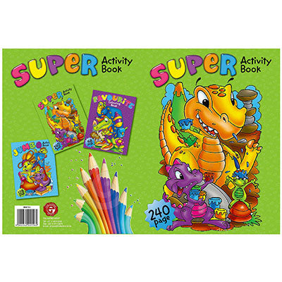 Bumper Colour And Activity Book 240 Page