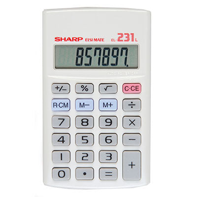 Sharp Calculator 8 Digit EL-231L