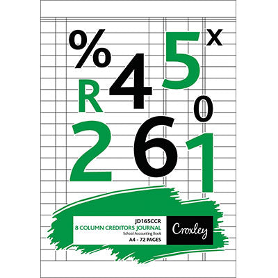 Croxley Double Ledger Accounting Book A4 72 Page