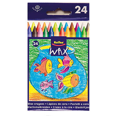 Teddy Wax Crayons Assorted Setof 24