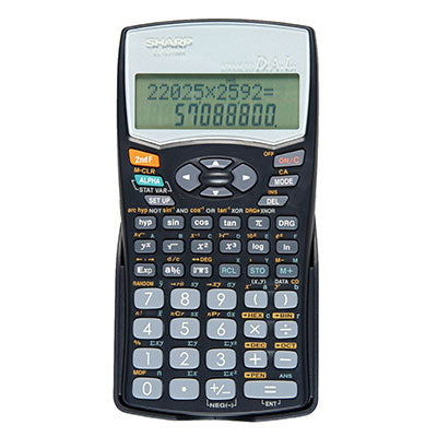 Sharp Scientific Calculator 12 Digit 272-Function EL-531-WHBBK
