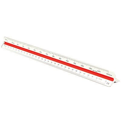 Waltons Primeline Triangular Engineer Scale Ruler