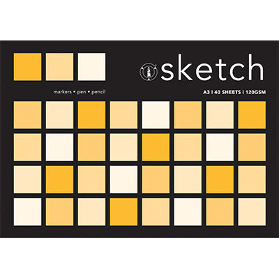 Artboard Sketch Pad Superior Cartridge 120gsm A3 40 Page