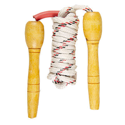 Waltons Primeline 2m Skipping Rope with Wooden Handles