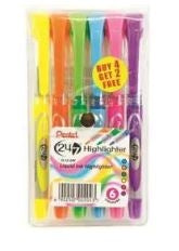 Pentel Liquid Highlighter 247 Set of 4 + 2