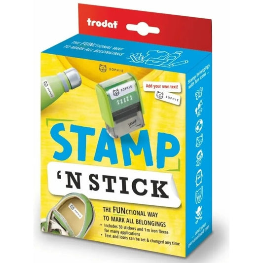 Trodat Stamp-n-Stick Mark Your Belongings 4911SNS