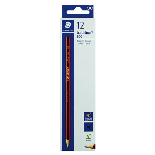 Staedtler Tradition Eco Wood Free HB Pencil Box of 12