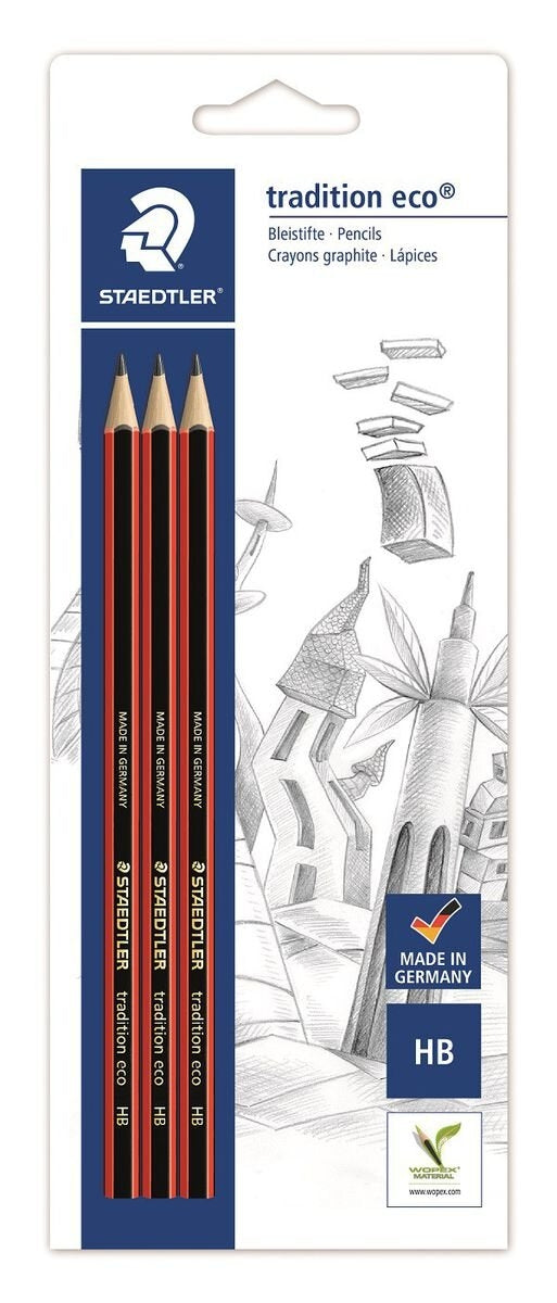 Staedtler Tradition Pencil 110-HB Pack of 3