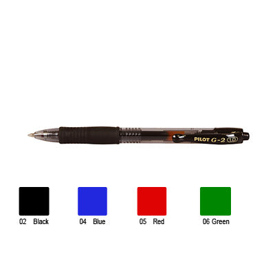 Pilot Retractable Gel Ballpoint Pen 1.0mm BL-G2-10