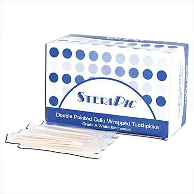 GENERIC Toothpicks Wrapped 1000 per Pack