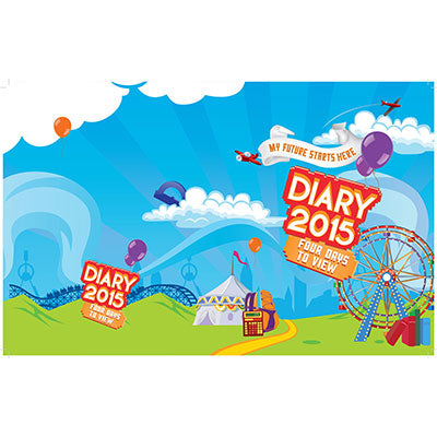 SAD Illustrated School Diary A5 4 Days-To-View