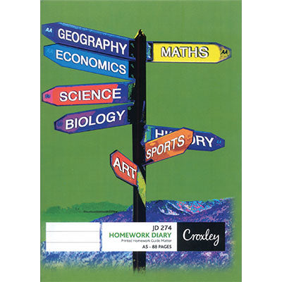 Croxley Homework Book Week-To-View A5 88 Page HOB275