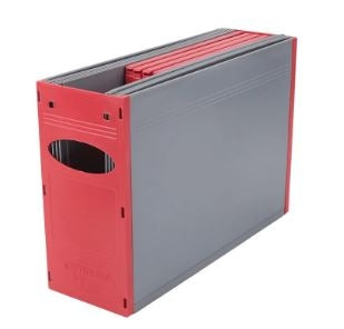 Optiplan (NEW) Plastic Container A4 325mm Flat Packed (Pack 5)