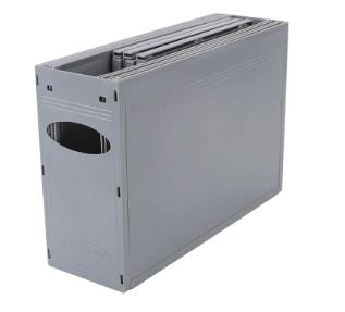 Optiplan (NEW) Plastic Container A4 325mm Flat Packed (Pack 5)