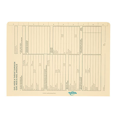 OPTIPLAN 705 ENT Medical File A4  (Pack of 100)