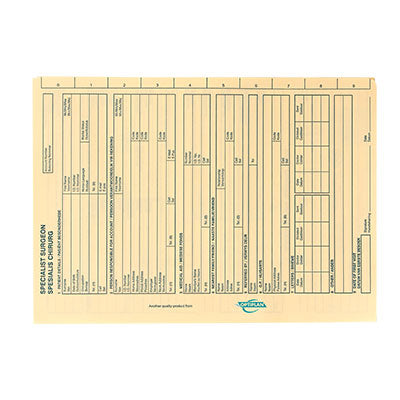 OPTIPLAN 710 Surgeon Medical File A4  (Pack of 100)