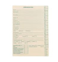 OPTIPLAN STD Printed Employee File 186gsm Cream 25Pk Pack 25