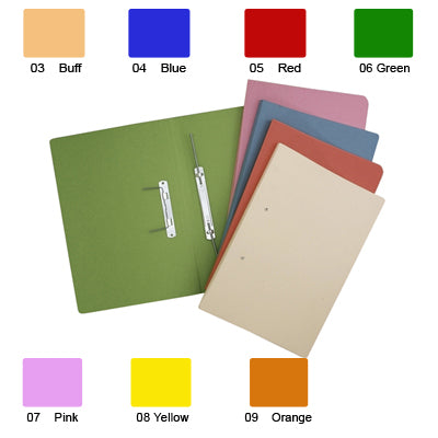 Croxley Accessible Spring Clip File Foolscap Pastel W65FS/ACF1110