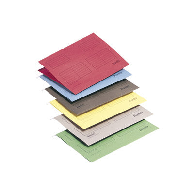 Bantex suspension files bright colours foolscap singles B3470 (Per 1)