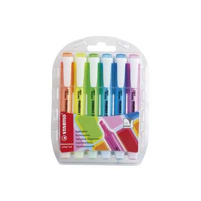 Stabilo Swing Highlighters Cool Neon Assorted Colours 270-6 (Set 6)