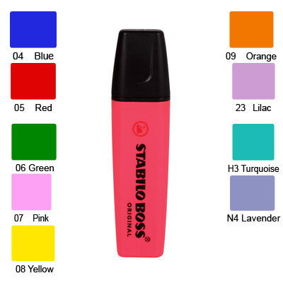 Stabilo Boss 70 Highlighter Pastel Colours (Single)