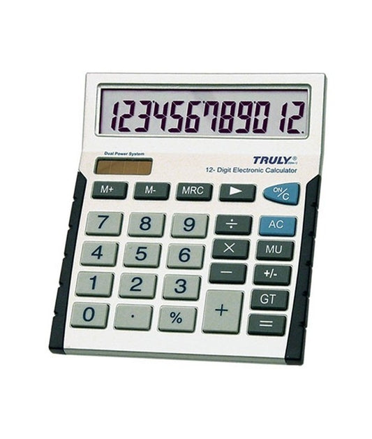 Truly Desktop 12 Digit Calculator 2008A
