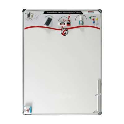 Parrot Whiteboard Slim Line Magnetic with Accessories 1200mmx900mm BD1141A