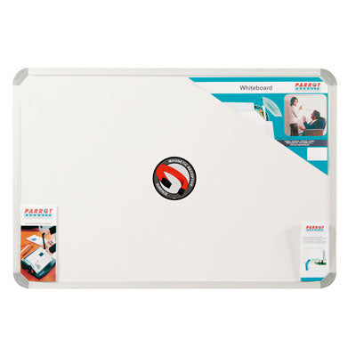 Parrot aluminium frame magnetic whiteboard 2000mm x 1200mm BD0970