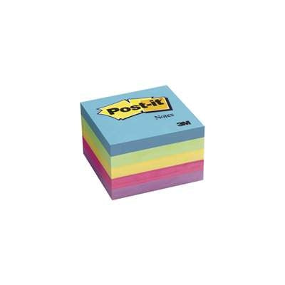3M Post-It Ultra Full Adhesive Notes Memo Cube only Repositionable 73mm x 73mm 654-5UC