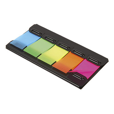 Waltons Primeline Transparent Film Indices 48mmx20mm 20 Sheets per Pad 45619 Pack of 5