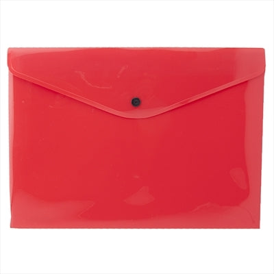 Waltons Primeline Poly Propylene Carry Folder with Press Stud CH201 (Each)