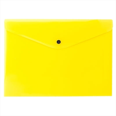 Waltons Primeline Poly Propylene Carry Folder with Press Stud CH201 (Each)