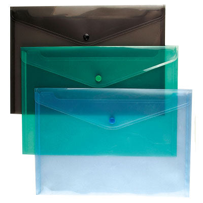 Waltons Primeline Poly Propylene Carry Folder with Press Stud CH201 (Each)