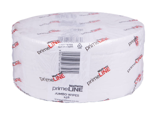 Waltons Primeline Jumbo Wipes 158mmx650m (Each)