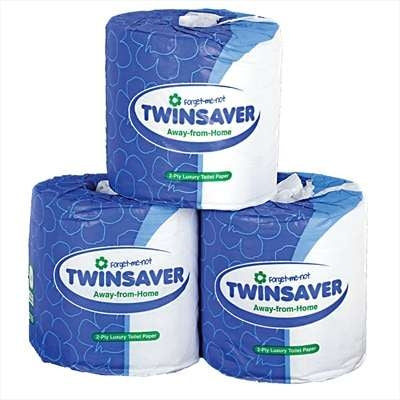Toilet Rolls, Wrapped, 350 sheets, 2 Ply