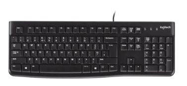 Logitech K120 Wired Keyboard Black Flag 920-002508